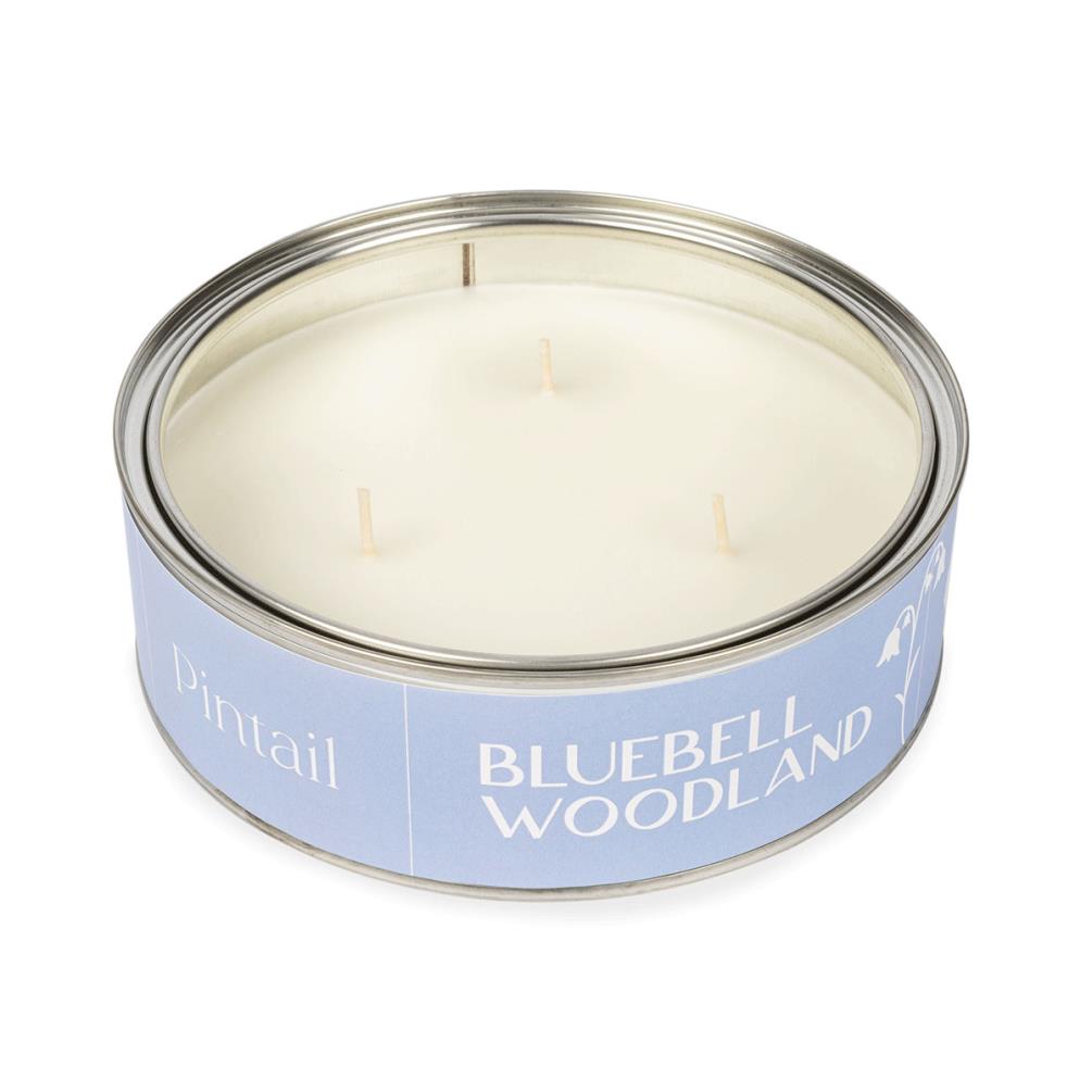 Pintail Candles Bluebell Woodland Triple Wick Tin Candle Extra Image 2